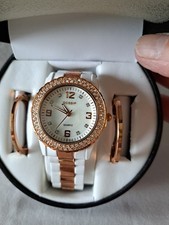 New Gossip Quartz Watch -White