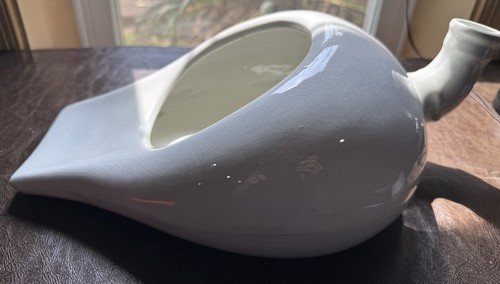 Porcelain antique bed pan and - porcelain,
