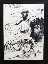 Pablo Picasso Ltd Edition Lithograph Cristo En La Cruz Cercle d'Art Paris 1961