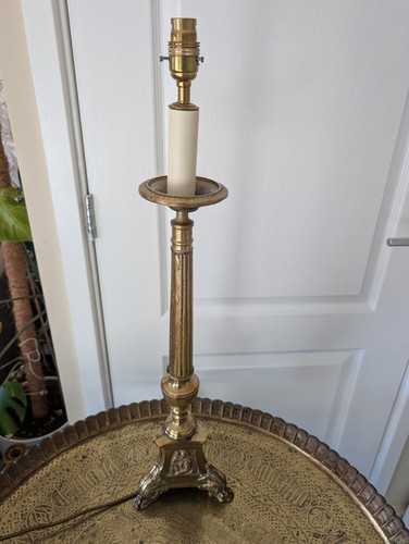 Antique candlestick lamp solid - candlestick,