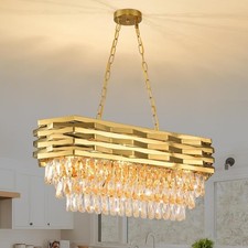Modern Chandelier – Elegant Statement Light Fixture for Living Rooms L80cm