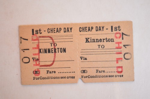 Railway ticket blank to - railway,