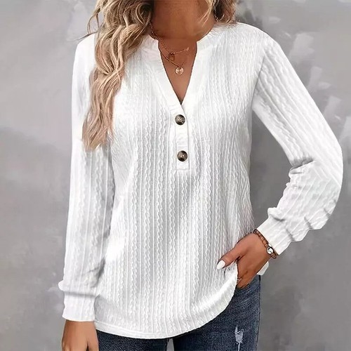 Ladies jumper top neck - jumper, v