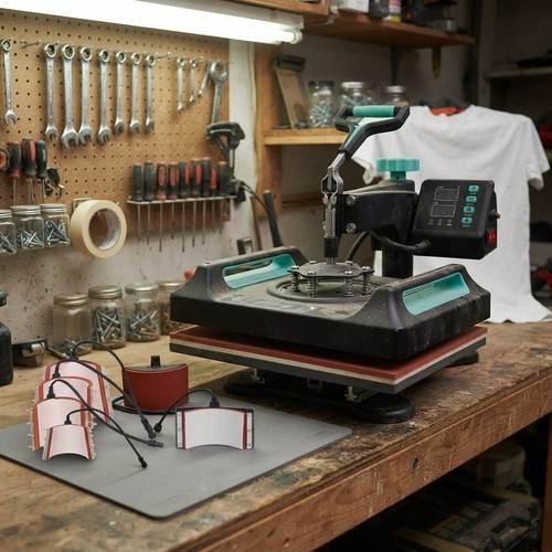 Heat press machine - heat, 8