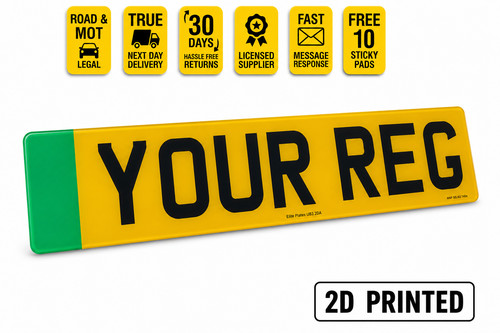 Badge printed rear - badge, 2d