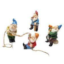 Mini Gnome Elf Statue House