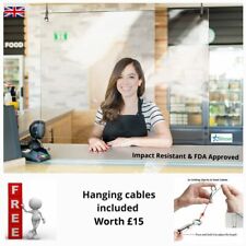 Sneeze Guard Perspex Clear