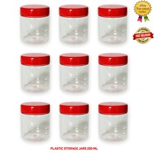 Plastic Storage Jar With Screw