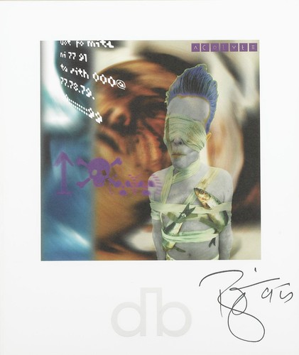David bowie signed - bowie, handbill