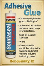 Soudal SoudaSeal Supertack Adhesive Glue White – Box of 12
