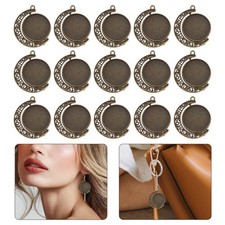  20pcs DIY Pendant Trays Bezel