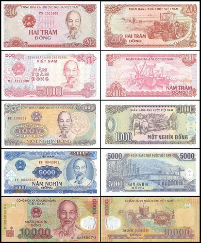 Vietnam 200 10000 dong vnd - vietnam,