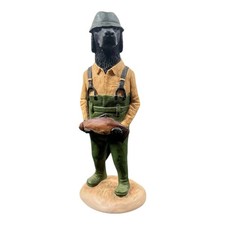 Robert Harrop Country Companion Flat Coated Retriever "Fisherman."  CC13.