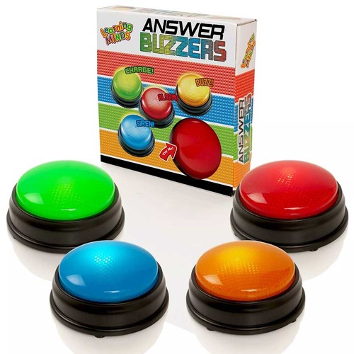Lights sounds answer buzzers - answer,