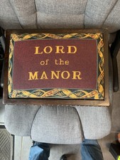 Vintage foot rest Lord of the