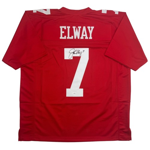 Autographed signed john elway - john,