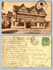 Tewkesbury Abel Fletchers House Gloucestershire 1915 postmark pc2-36