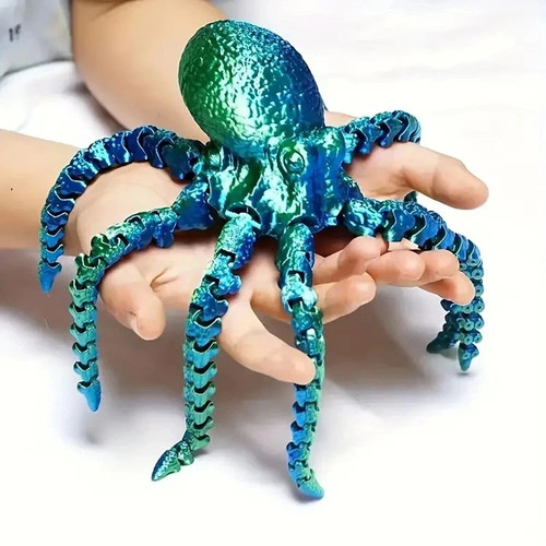Printed octopus figurine - 3d,