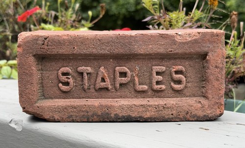 RareAntiqueSTAPLESBrickMaldenN