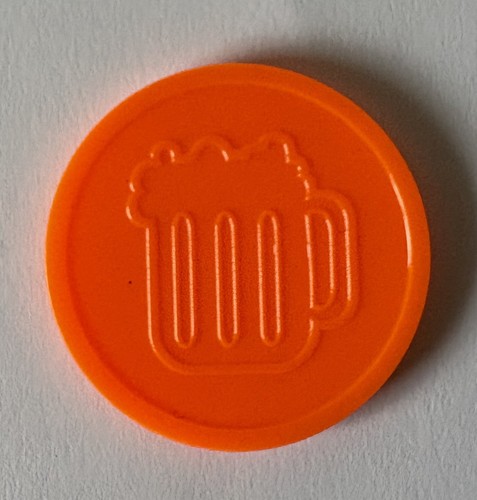 Drink tokens plastic beer - plastic,