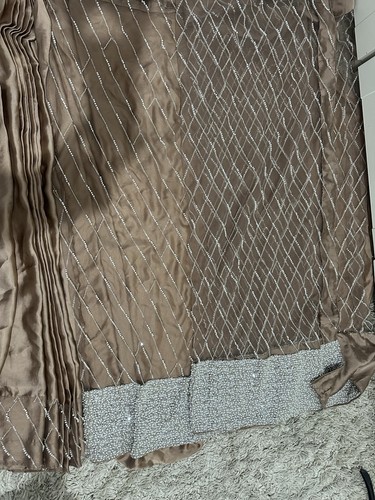 Cut dana work saree - cut,