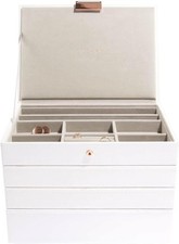 Stackers White & Rose Gold