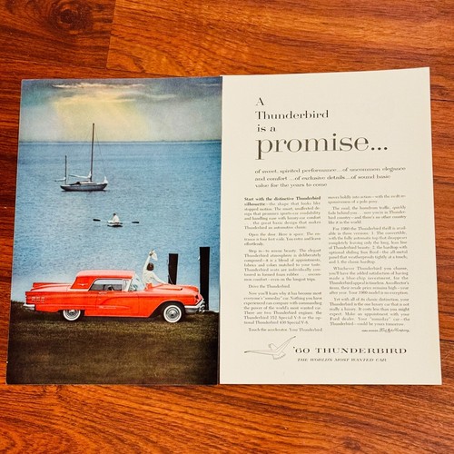 1960 ford thunderbird vtg - 1960,