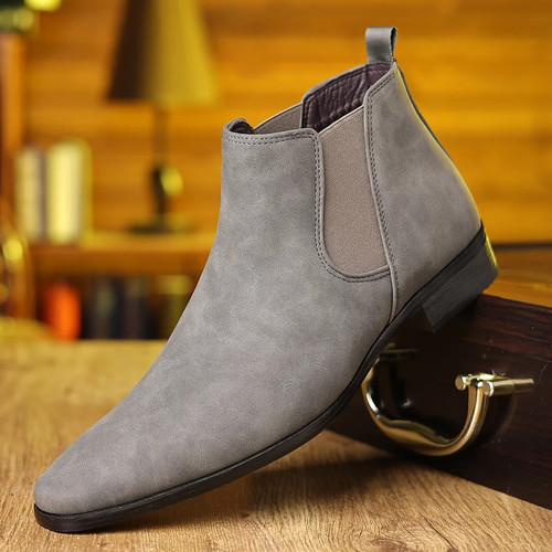 Mens chelsea boots - square, toe