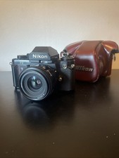 Nikon F3 SLR Film Camera with 28mm f/2.8 Lens And Case