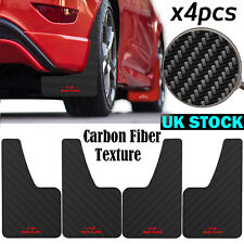 UK Rally x4 For Fiesta ST MK6 MK6.5 Mk7.5 MK8 RS Carbon Mud Flaps Splash Guards