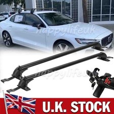 For Volvo S40 S60 S80 S90 43.3" Aluminium Top Roof Rack Cross Bars Cargo Carrier