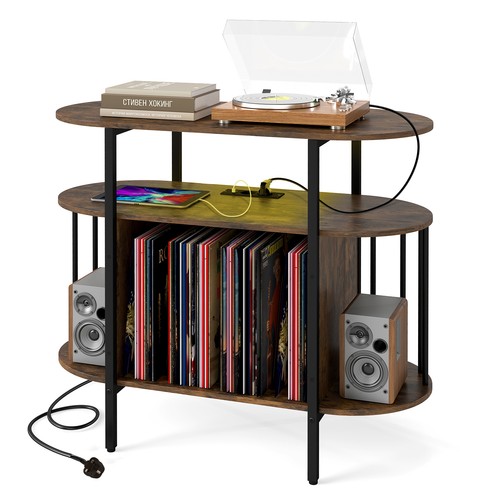 Large record player stand - large,