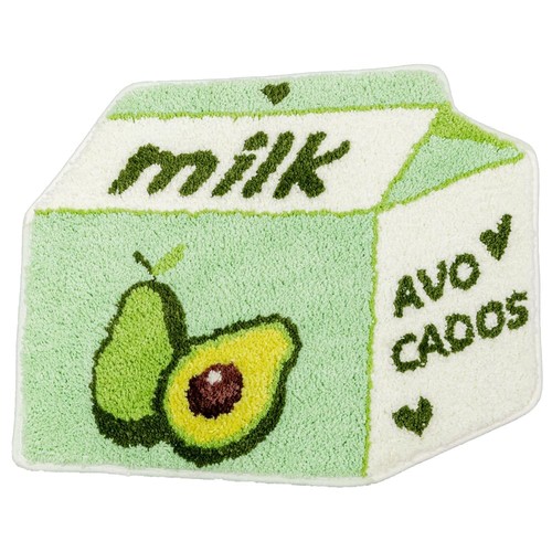 Fruit avocado bath mat - bath,