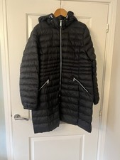 Michael Kors Women’s Black Quilted Coat Puffer Removable Hooded Size XL