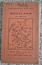 Vintage Bartholomew's road map