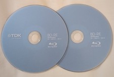 2 x TDK BD-RE Rewritable 25GB