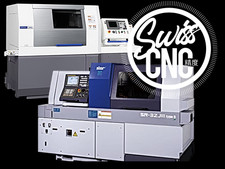 Used CNC Sliding Head Swiss Type Lathes