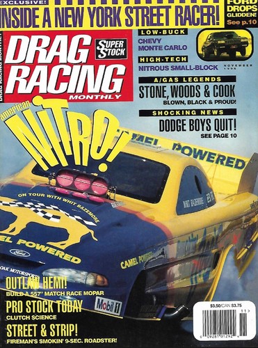 Drag racing monthly - racing, 1996