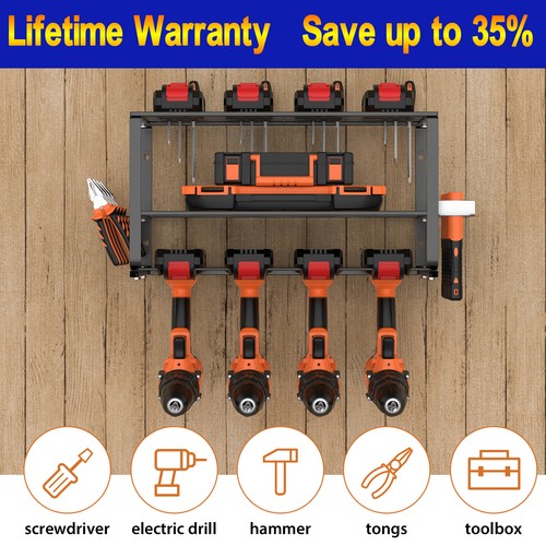 Power tool organizer drill - 4,