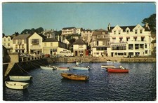 1970s Postcard Ship & Castle Hotel & Sailing Club St Mawes Harbour Posted 1979