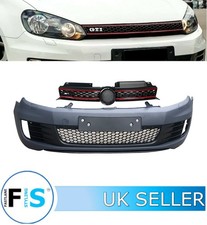 VW GOLF MK6 GTI TDI TSI GTI R20 FRONT BUMPER & GRILLE 2009-2012 100% OEM FIT