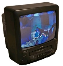 CRT TV Built-in VHS VCR Player