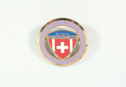 Vintage swiss ski school - school, st