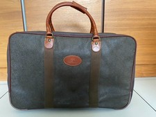 MULBERRY vintage  scotch grain travel suitcase on wheels