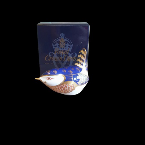 Royal crown derby paperweight - crown,