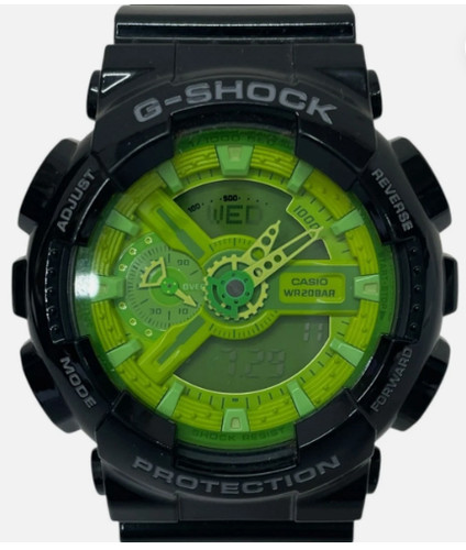 Casio shock 110b lime - casio, g-shock