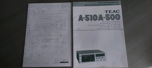 Teac 510 a500 cassette deck - ,
