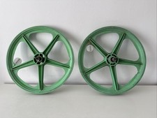 BMX Bike Mag Style 20” Wheels Front And Rear Classic Retro Green