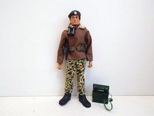 VINTAGE ORIGINAL 1964 HASBRO PALITOY ACTION MAN TANK COMMANDER USED (A9)