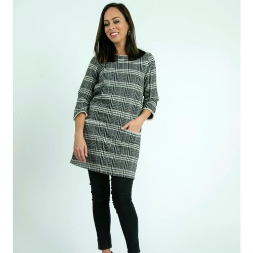 Zara plaid tweed dress - , with